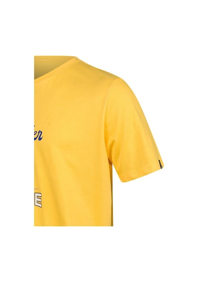 2as Alex Baskılı Erkek Sıfır Yaka T-shirt 042 Sarı