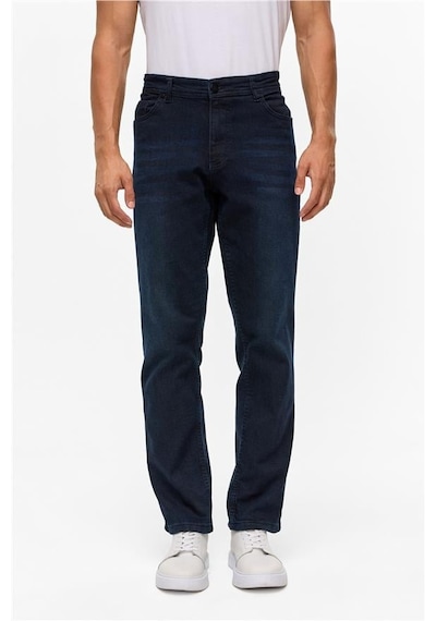 Süvari Mavi Regular Denim Pantolon Mavi