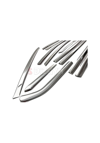 S-Dizayn Ford Focus 3 Hb Krom Cam Çerçevesi 16 Prç 2011-