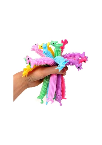 4 Adet Duyusal Stres Oyuncağı Uzayan Bileklik 4 Pcs Colourful Sensory Fidget Toy Anti Stress Toys