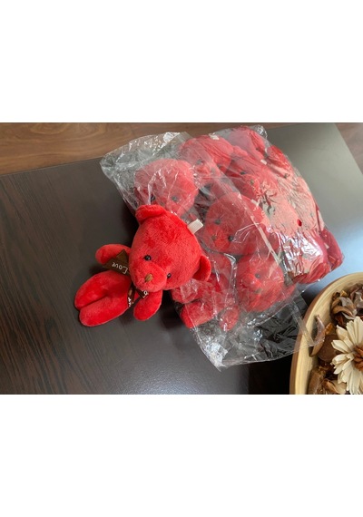 Peluş Ayıcıklı Anahtarlık 6 Adet 99224091