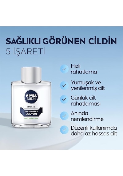 Nıvea Men Hassas Tıraş Sonrası Losyon 100ml