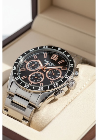 Ferrucci Gümüş Çelik Kordon Erkek Kol Saati L03553m.01 Gümüş - Altın