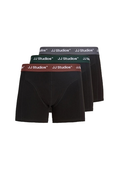 Jack & Jones Jacsoho Erkek 3 Pack Boxer 12280164 Siyah