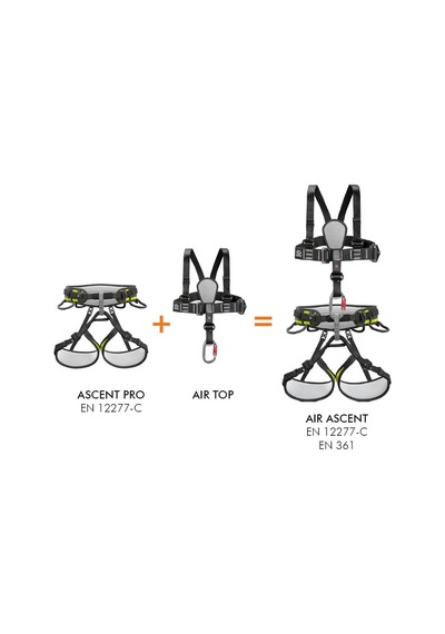 Climbing Technology Harness Ascent Pro Emniyet Kemeri (Sarı) Çok Renkli