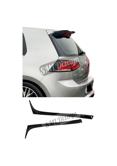 Volkswagen Golf 7-7.5 Spoiler Eki-flapı-çıtası-bıçağı 2012-2020