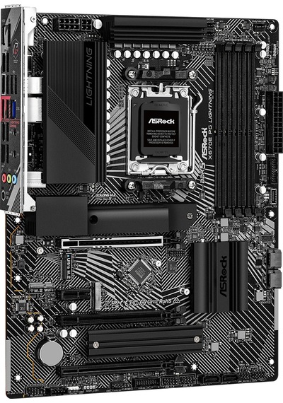 Asrock X670e Pg Lıghtnıng 7200mhz Oc Ddr5 Soket Am5 Hdmı Dp M.2 Atx Anakart X670e Pg Lıghtnıng