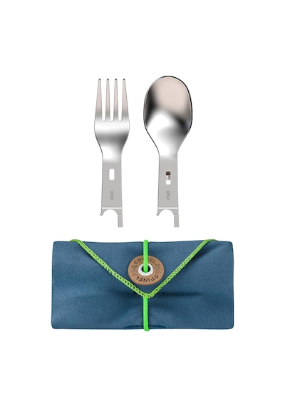 Opinel Pıcnıc Plus 3 Parçalı Set, Uygun Bıçak No. 08, Bir Çatal Ve Bir Kaşık, Toplam Uzunluk 10,5 Cm, 254635, Kah Genel