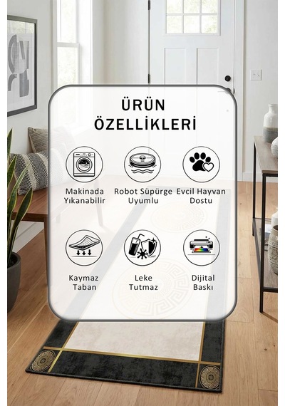 Arguvan Gold Yıkanabilir Yolluk