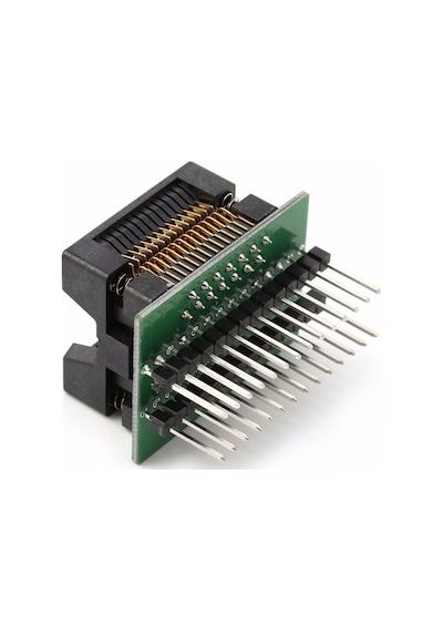 Sop28 SO28 to DIP28 Yaylı Adaptör Soket Eeprom Flash Programlayıcı Entegre Kolay Programlama Aparatı