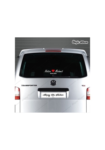 Isme Özel Sticker Sevgili Isim Sticker Oto Sticker Araba Sticker