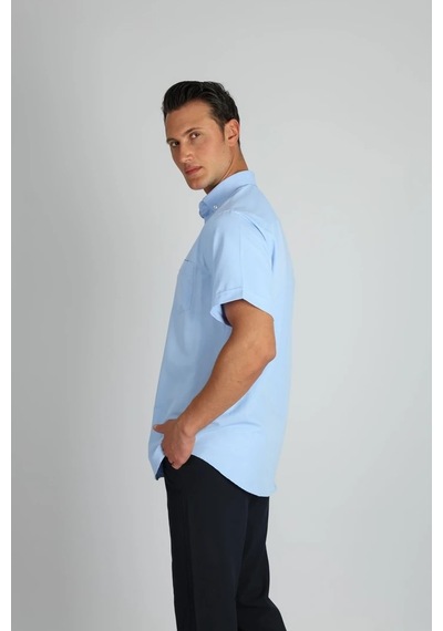 Lorenzo Mazzoli Lm1496 R 567 O.mavi Erkek Gömlek O.mavi