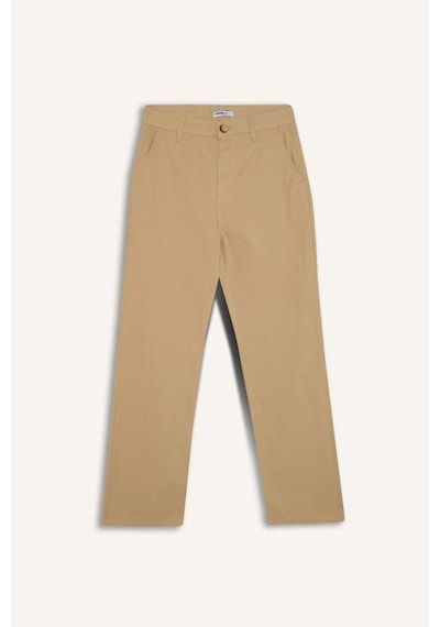 DeFacto Coool Straight Fit Gabardin Pantolon Yüksek Bel E4346AX25SPBG638