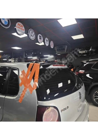 Vw Polo 1996-2009 Spoyler Parlak Siyah Boyalı Fiber Üretim