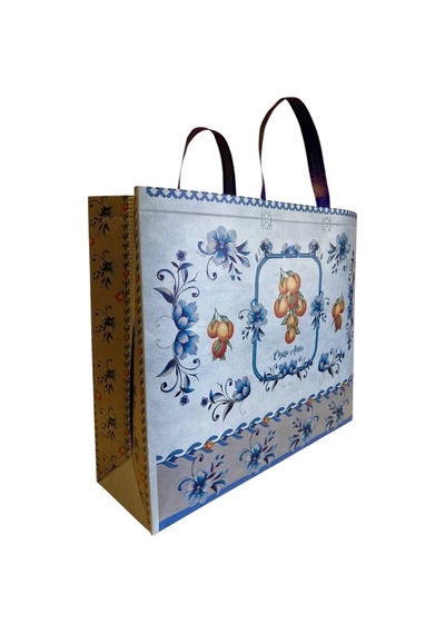 Mavi Alışveriş Çantası 22 Cm