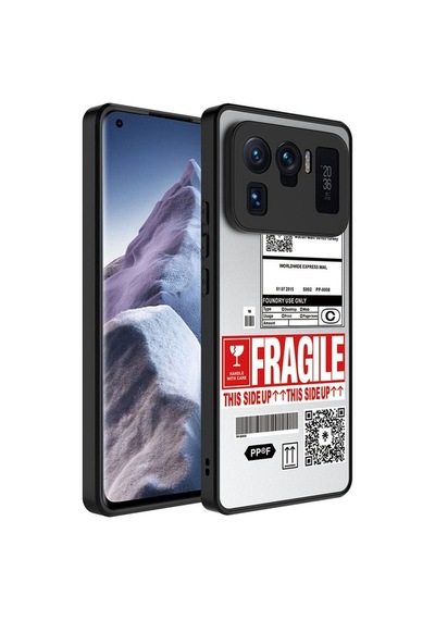 Xiaomi Mi 11 Ultra Kılıf Aynalı Desenli Kamera Korumalı Parlak Zore Mirror Kapak Fragile