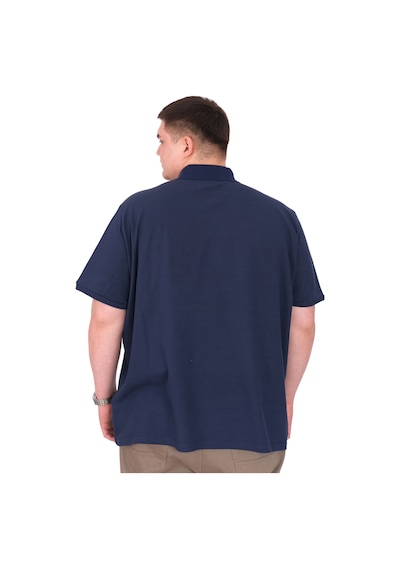 Mode Xl Büyük Beden Erkek T-shirt Polo Yaka Yourself U25310 İndigo İndigo