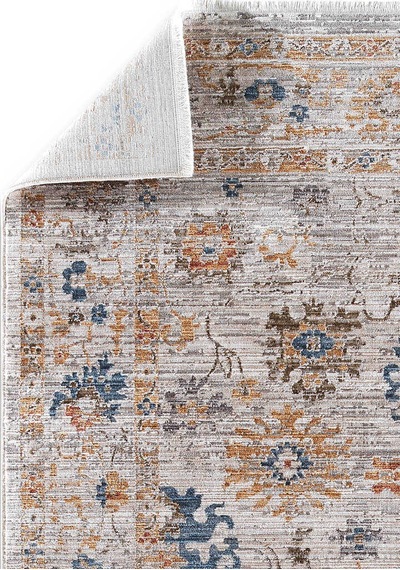 Indiana Etnik Desenli Vintage Eskitme Görünümlü Modern Halı In05 Multi Vizon