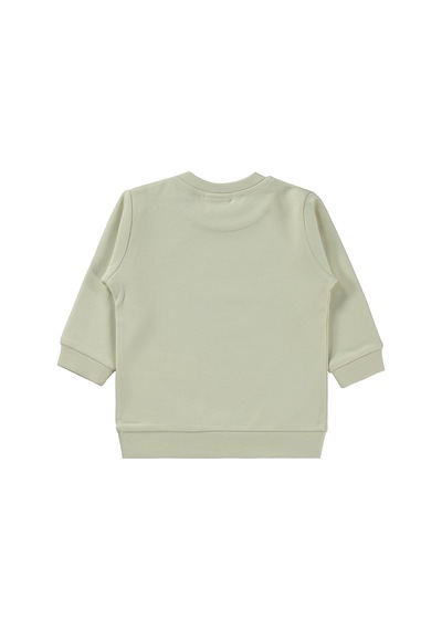 Civil Baby Timsah Baskılı 6-18 Ay Sweatshirt - Bej Taş Rengi