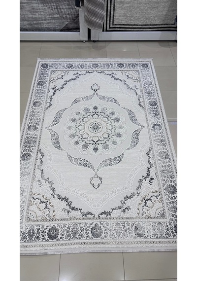 Safyün Halı Kadife Kf501 Gri 200 X 290 Renkli