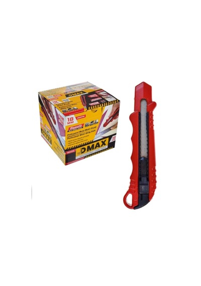Dmax Dmx1712 Metal Maket Bıçağı Kırmızı 5 Adet