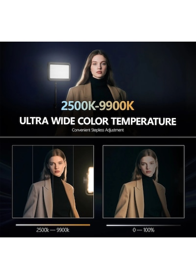 Photoolex Matrix 7 Rgb 7 İnç 36w Profesyonel Video Fotoğraf Ve Canlı Yayın Led Panel Işık - Ls-174-01