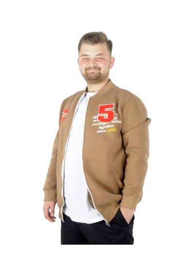 Mode Xl Büyük Beden Erkek Kolej Mont Doc's Five 22606 Sütlükahve 001