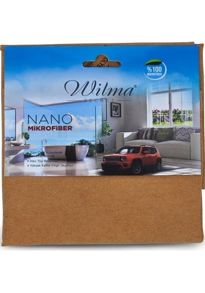Wilma Secret Güderi Nano Mikrofiber Kurulama Bezi 40 X 40 Cm Hard