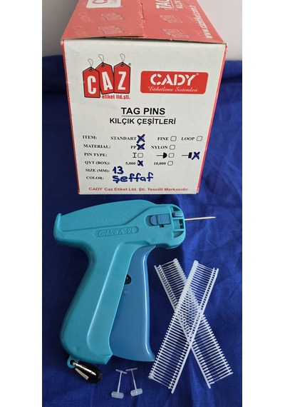 Cady 9l Tabanca+13mm Halı Kılçıklama Seti 5000 Ad