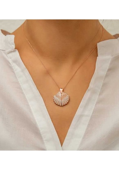 925 Ayar Gümüş Rose Altın Kaplama Kaplama Kaplama Kişiye Özel İstiridye Bayan Kolye Rose Gold 925 Ayar Gümüş Rose Altın Kaplama Kaplama Kaplama Kişiye Özel İstiridye Bayan Kolye Rose Gold