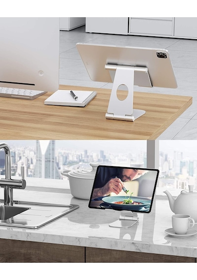 idock T4-2 Alüminyum Açısı Ayarlanabilir Büyük Apple Uyumlu iPad Tablet Standı