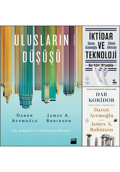 Ulusların Düşüşü-dar Koridor-iktidar Ve Teknoloji 3 Kitap Set