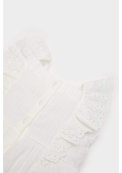 DeFacto Kız Bebek Kolsuz Poplin Yazlık Elbise E8395A525SMER105