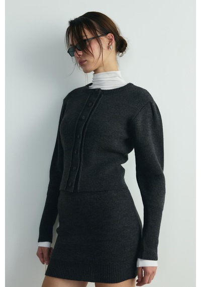 Suud Collection Füme Lucy Triko Mini Etek