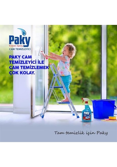 Paky Cam Temizlik Köpüğü Trigger Sprey 2 x 1 L