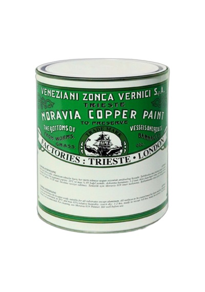 Moravia Copper Paint Antifouling Bakır Esaslı Yeşil Boya Tekne Ve Gemi Boyası 1 Kg