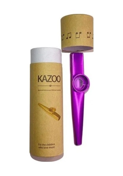 Toga Kutulu Metal Kazoo Pembe