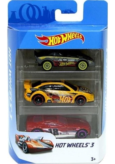 Hot Wheels 3'lü Araba Seti - Farklılık Gösterebilir