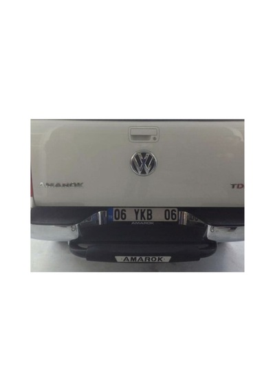 Volkswagen Amarok 2010-2022 Arka Tampon Koruma Demiri Siyah Arka Koruma Barı Demir