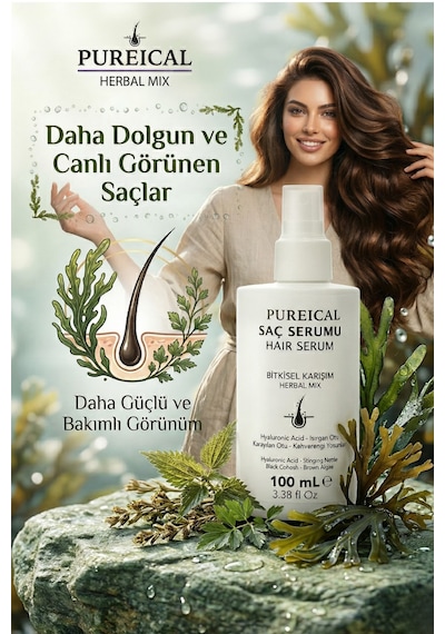 Pureical Bitkisel Saç Serumu 100 ML