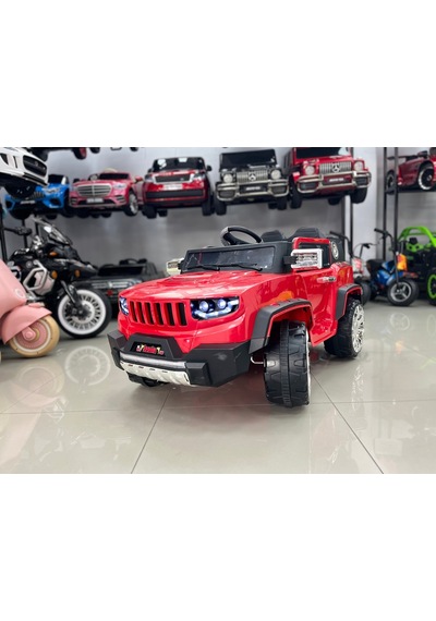 Hummer Akülü Araba 0-9 Yaş Kırmızı