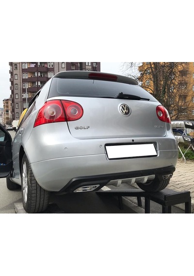 Vw Golf Mk5 Difüzör Difizör Gri + Kare Egzoz Görünüm C Tip 2003-2009