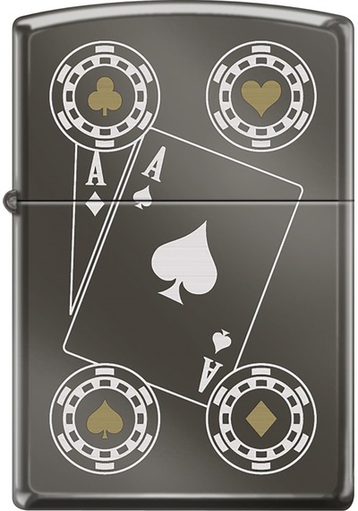 Zippo Poker Chips Design Çakmak