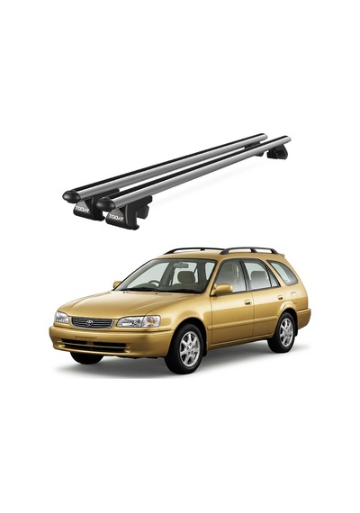 Venüs Toyota Corolla Station Wagon 1998-1999 Uyumlu Gri Ara Atkı Port Bagaj Tavan Barı