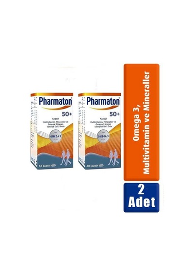 Pharmaton 50 Plus 60 Kapsül 2 Adet
