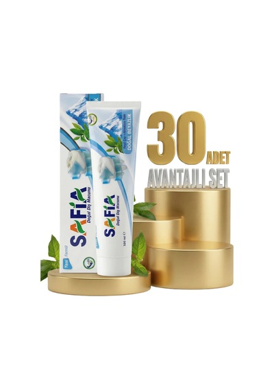 Safia Diş Macunu Yeşil Çay Ve Himalaya Tuzu 30x100 Ml Temel Bakım