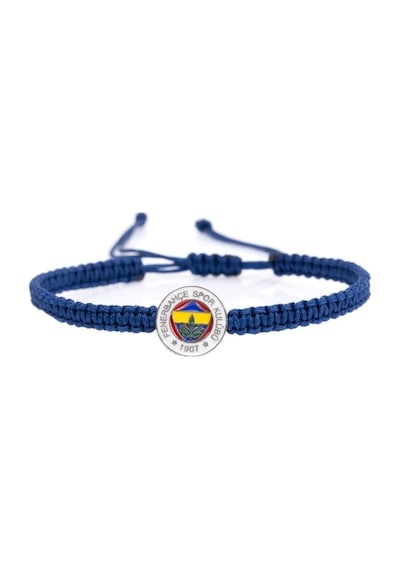 Fenerbahçe Lisanslı Fb Logo Makrome Bileklik