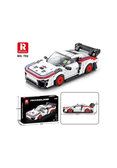Reobrix Creator 792 Porsche 935 Spor Araba Yaratıcı Yapı Blok Seti Building Blocks - 346 Parça
