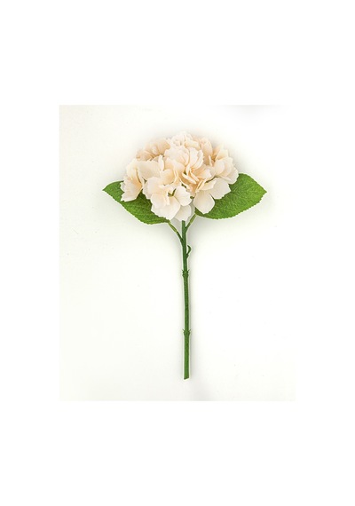 Hortensia Tek Dal Yapay Çiçek Şampanya