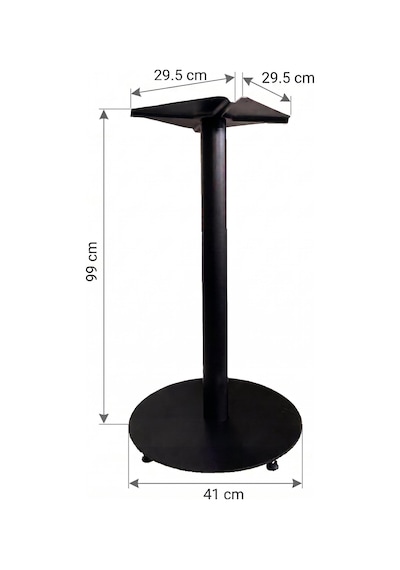 Matte Prime 99 Cm Yuvarlak Bistro Masa Ayağı - Kokteyl Ve Bar Masası - Ev, Kafe, Restoran Bar Tipi Siyah Matte Prime 99 Cm Yuvarlak Bistro Masa Ayağı - Kokteyl Ve Bar Masası - Ev, Kafe, Restoran Bar Tipi Siyah